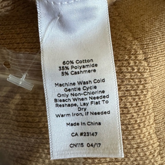 Talbots Cozy Tan Women's Sweater 3x Petite BNWT - Picture 6 of 6